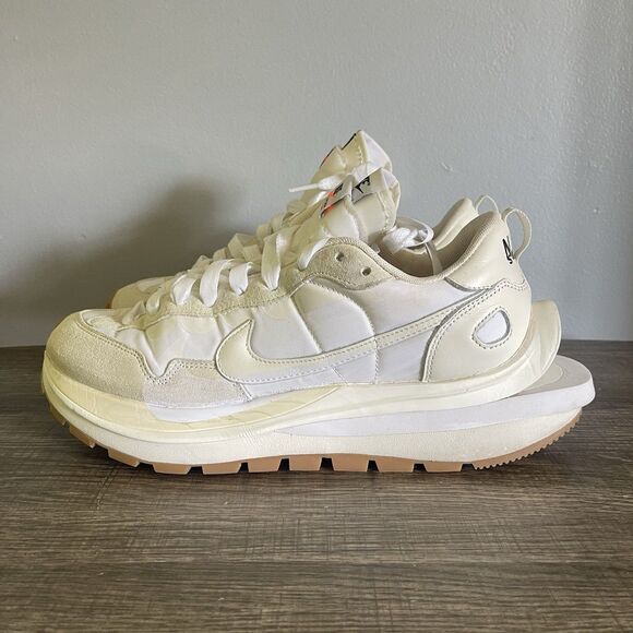 Nike x Sacai Vaporwaffle White Sail Gum Men Sneakers Shoes Size 10.5 DD1875-100 main image 4